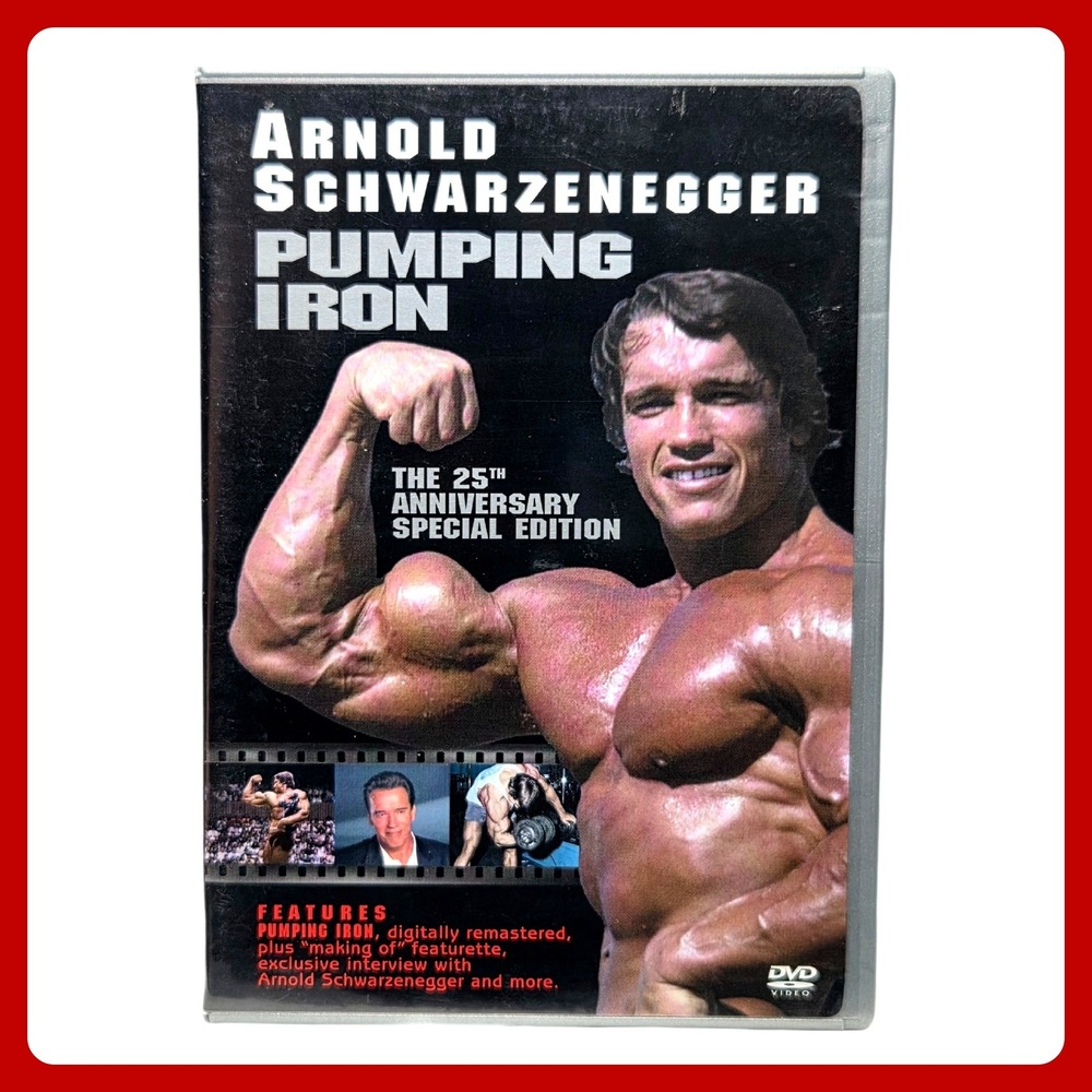 Pumping‎ Iron DVD 25th Anniversary Special Edition Arnold Schwarzenegger EUC Gym
